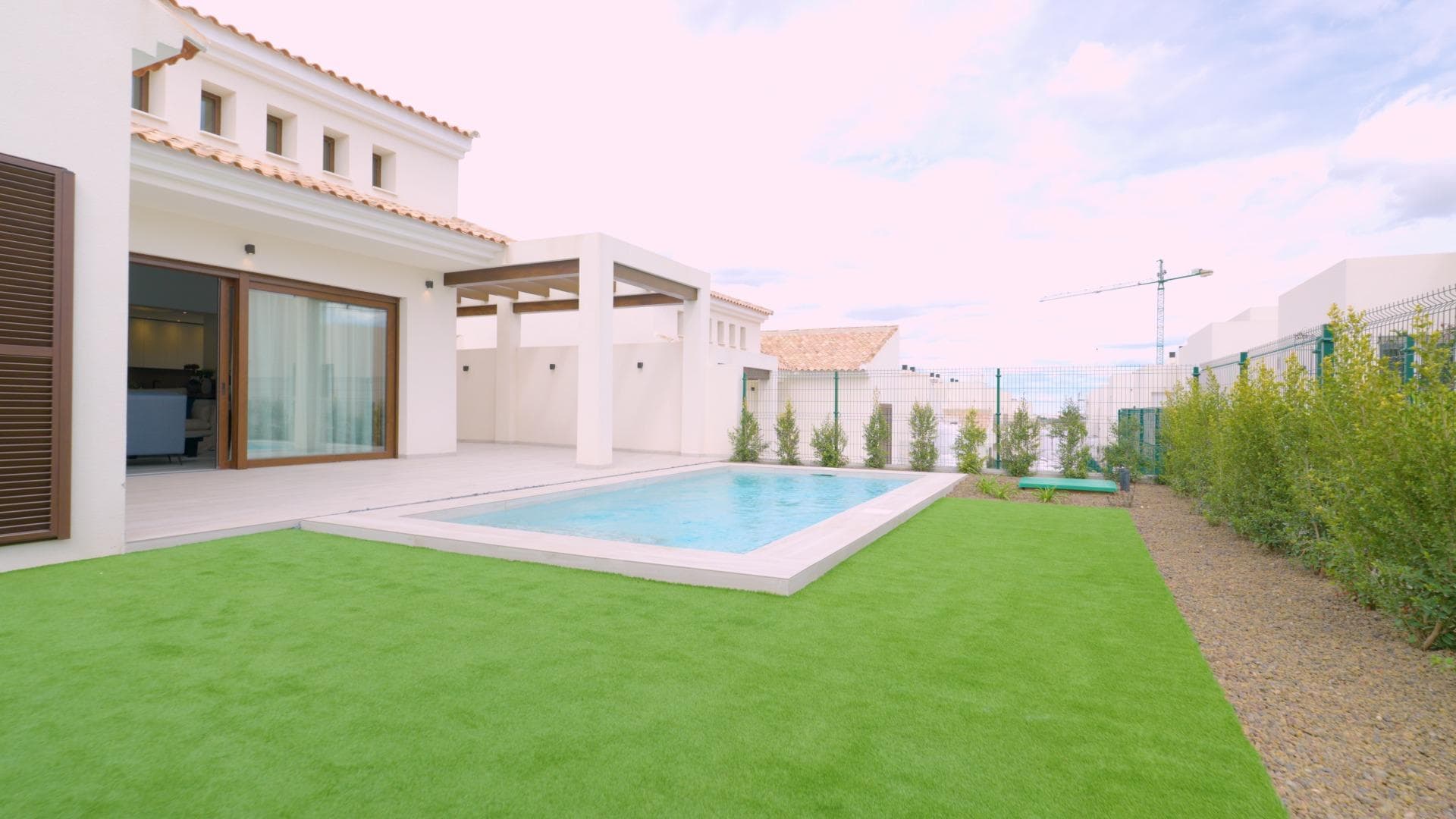 Spanish-style single-story villa with private pool 2