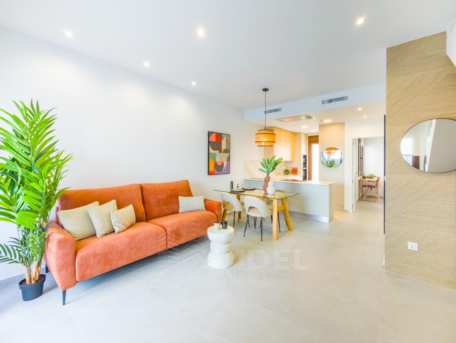 Modern townhouse with garden and solarium with unobstructed views, Orihuela 2