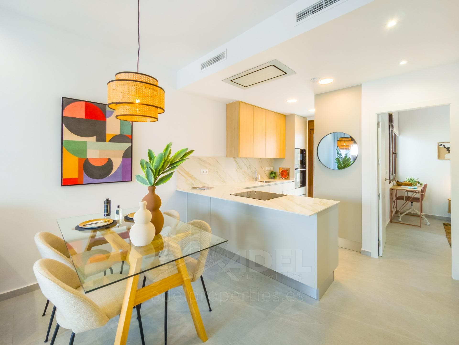 Modern townhouse with garden and solarium with unobstructed views, Orihuela 2