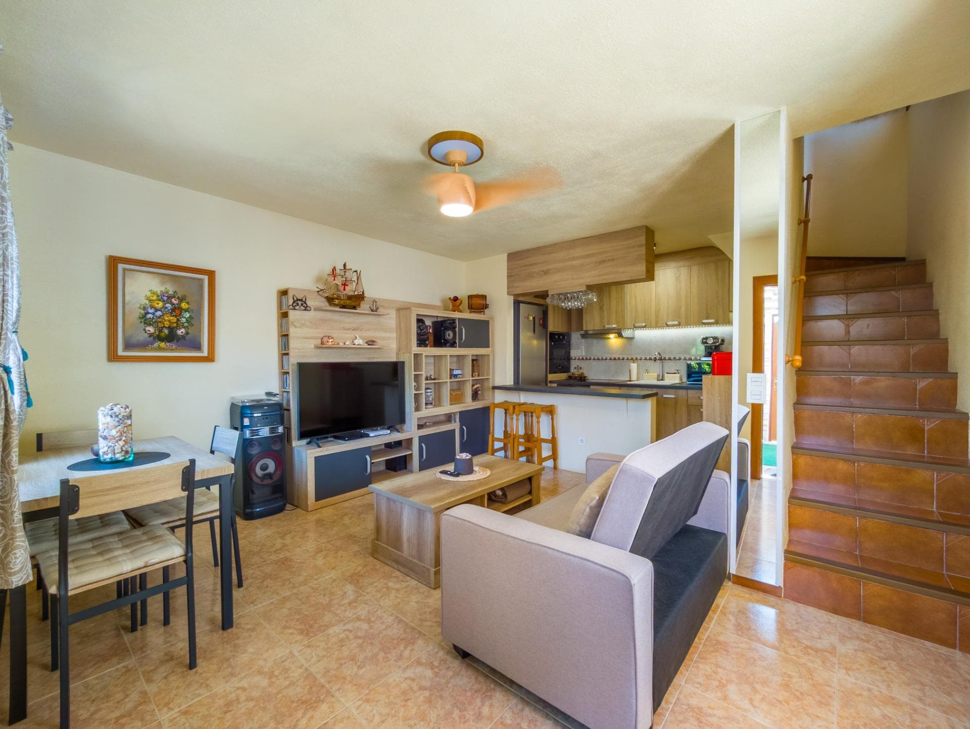 Townhouse with garden and solarium with open views, Nueva Torrevieja