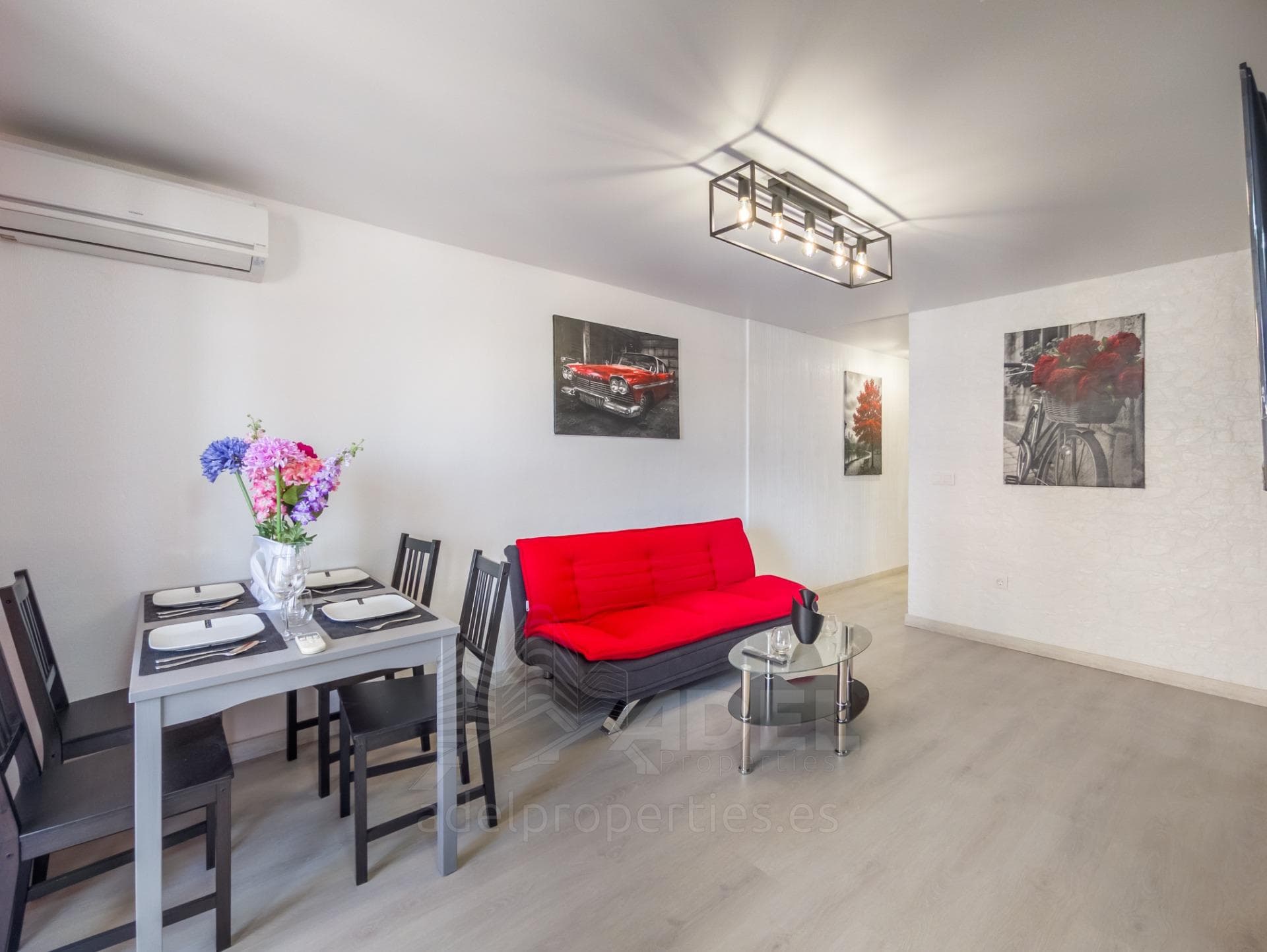 Renovated 3-bedroom, 2-bathroom apartment with open views of the Pink Lagoon. 2